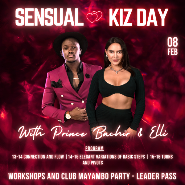 Sensual Kiz Day Workshop & Party Pass - Leader