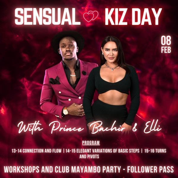 Sensual Kiz Day Workshop & Party Pass - Follower